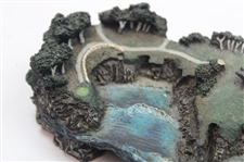16th Hole at Cypress Point Danbury Mint Legendary Golf Holes Collection Desk Sculpture