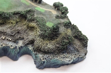 16th Hole at Kauai Lagoons Danbury Mint Legendary Golf Holes Collection Desk Sculpture