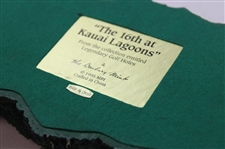 16th Hole at Kauai Lagoons Danbury Mint Legendary Golf Holes Collection Desk Sculpture