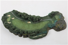 7th Hole at Torrey Pines Danbury Mint Legendary Golf Holes Collection Desk Sculpture