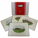 Vintage Pimpernel Famous British Golf Clubs Placemat Set of Four (4) in Original Box