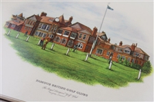 Vintage Pimpernel Famous British Golf Clubs Placemat Set of Four (4) in Original Box