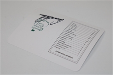 Arnold Palmer Signed Augusta National Scorecard JSA ALOA