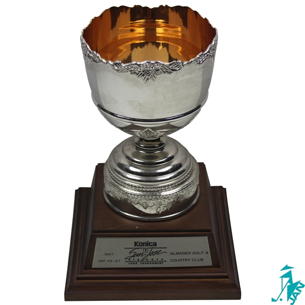 Champion Jan Stephensons 1987 Konica San Jose Classic Trophy - Final LPGA Win!