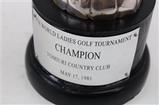 Champion Jan Stephenson's 1981 World Ladies Golf Tournament Trophy