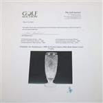 Champion Jan Stephenson's 1990 JC Penney Classic LPGA Skins Game Crystal Trophy