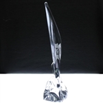 Champion Jan Stephenson's 1983 JC Penney Classic Large Glass Sail Trophy (w/ Fred Couples)