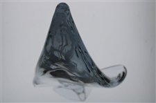 Champion Jan Stephenson's 1983 JC Penney Classic Large Glass Sail Trophy (w/ Fred Couples)