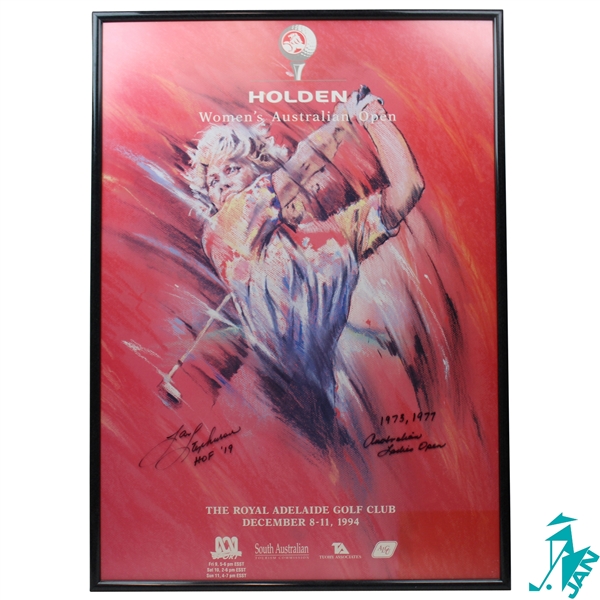Jan Stephenson Signed & Inscribed 1994 Australian Open 1973 & 1977 Champion Poster JSA ALOA