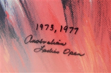 Jan Stephenson Signed & Inscribed 1994 Australian Open '1973 & 1977 Champion' Poster JSA ALOA