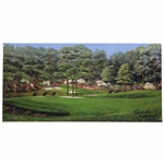 Arnold Palmer Facsimile Signed ANGC Amen Corner LTD ED Canvas Print #20/25 Signed By Artist Bill Waugh