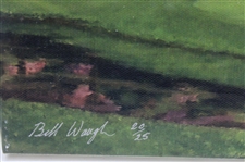 Arnold Palmer Facsimile Signed ANGC Amen Corner LTD ED Canvas Print #20/25 Signed By Artist Bill Waugh