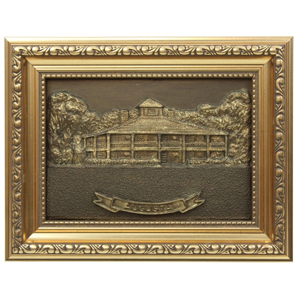 Augusta National Golf Club Clubhouse Resin Cast Bronze by Artist Bill Waugh
