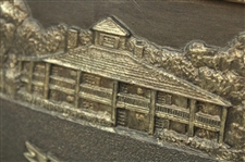 Augusta National Golf Club Clubhouse Resin Cast Bronze by Artist Bill Waugh