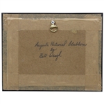 Augusta National Golf Club Clubhouse Resin Cast Bronze by Artist Bill Waugh