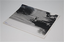 Jack Nicklaus Cypress Point Tee Shot Wire Photo Used in 'The Golfer' Magazine
