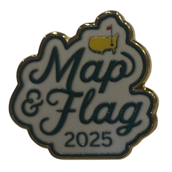 2025 Masters Tournament Map & Flag Hospitality Pin