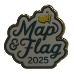 2025 Masters Tournament Map & Flag Hospitality Pin