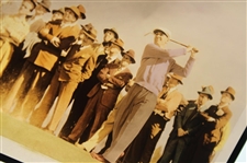 1940 Ben Hogan at North & South Pinehurst 17th Tee Fujifilm RTP Hand Tinted Transparency - First Individual PGA Win