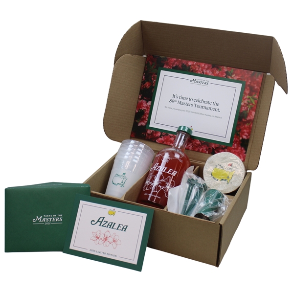 2025 Masters Tournament Azalea Drink Celebration Kit w/Coasters, Straws, Cups & more