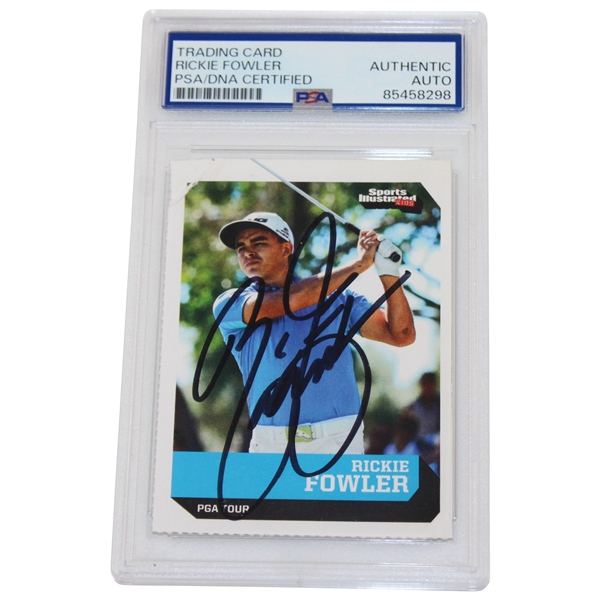 Rickie Fowler Signed Sports Illustrated For Kids Card PSA/DNA Auto Authentic