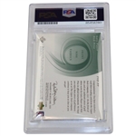 Gary Player & Nick Price Signed Upper Deck Front 9 Fabric Card PSA/DNA Auto Authentic