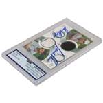 Gary Player & Nick Price Signed Upper Deck Front 9 Fabric Card PSA/DNA Auto Authentic