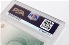 Gary Player & Nick Price Signed Upper Deck Front 9 Fabric Card PSA/DNA Auto Authentic