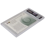 Gary Player & Nick Price Signed Upper Deck Front 9 Fabric Card PSA/DNA Auto Authentic