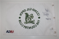 Matt Fitzpatrick Signed 2022 Us Open at Country Club Flag w/'22 Champion' JSA #CA63004