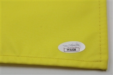 Jordan Spieth Signed 2015 Masters Embroidered Flag JSA #YY51538