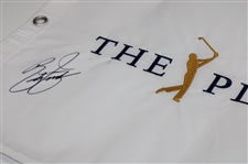 Rickie Fowler Signed The Players Championship Embroidered Flag JSA #AY34986