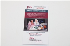 Rickie Fowler Signed The Players Championship Embroidered Flag JSA #AY34986