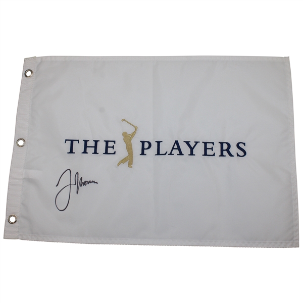 Justin Thomas Signed The Players Championship Flag JSA ALOA