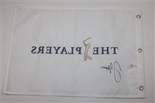 Justin Thomas Signed The Players Championship Flag JSA ALOA