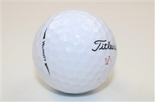 Russell Henley Signed Masters Logo Golf Ball JSA ALOA
