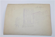1914 Elaine Rosenthal 'Early Ladies Golf Champion' 3X Western Open Champion
