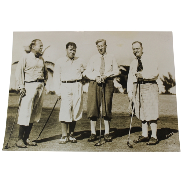 1927 Bobby Jones Golf Foursome with His Father Exceptional Original Photo