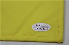 Jack Nicklaus Signed Undated Masters Tournament Embroidered Flag Full JSA #Y77780