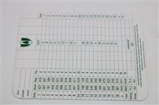 Jack Nicklaus Signed Pine Valley Scorecard JSA ALOA