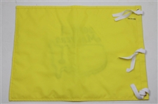 Dustin Johnson Signed 2020 Masters Tournament Embroidered Flag JSA ALOA