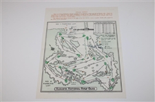 Jack Nicklaus Signed 1965 Masters Tournament Thursday Pairing Sheet JSA ALOA