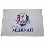 Rory McIlroy Signed 2012 Ryder Cup At Medinah Flag JSA ALOA