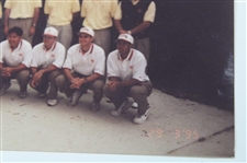Tiger Woods 1995 Stanford Team vs. Georgia Tech Golf Teams at Druid Hills Original Kodak Photo