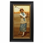 Original Joyce Wethered Lady Heathcoat-Amory Oil Painting Signed by Artist Robert Fletcher - Framed