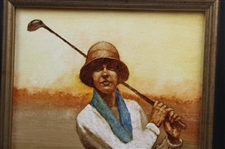 Original Joyce Wethered 'Lady Heathcoat-Amory' Oil Painting Signed by Artist Robert Fletcher - Framed