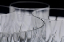 Four (4) Augusta National Golf Club Cut Glass Rocks Glasses