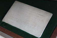 The 1935 Masters Ltd Ed Sterling Silver Gene Sarazen Double Eagle Replica Mini 4-Wood in Box