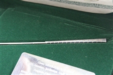The 1935 Masters Ltd Ed Sterling Silver Gene Sarazen Double Eagle Replica Mini 4-Wood in Box