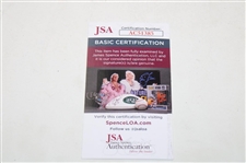 Seve Ballesteros Signed Card w/1980 & 1983 Masters SERIES Badge Display JSA #AC51385
